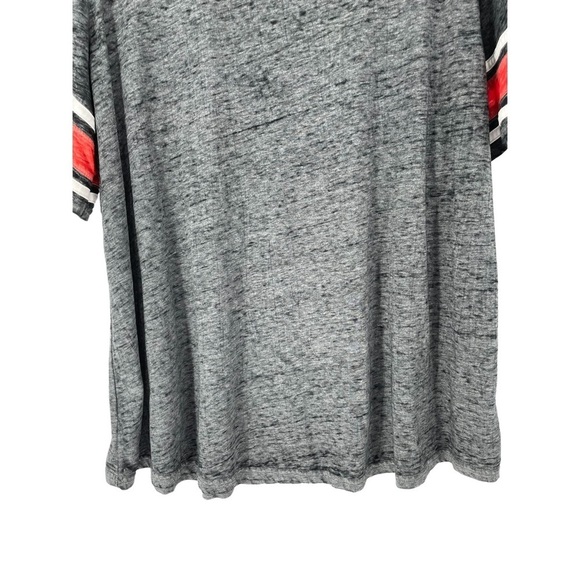 “Fireworks & Beer” Charcoal Gray/Red/White Burnout Style Tee Sz - 18/20W - Picture 10 of 13